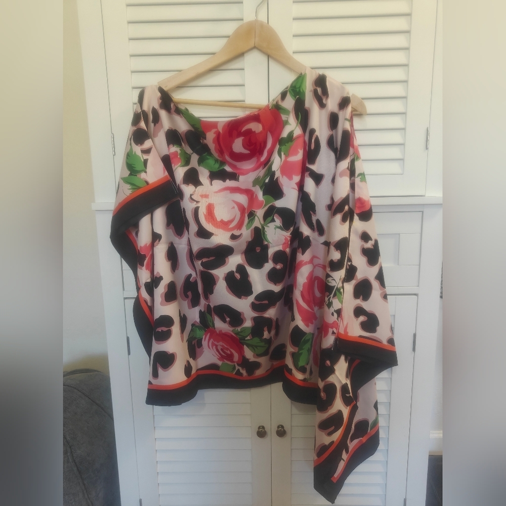 Floral and Leopard Print Blouses
